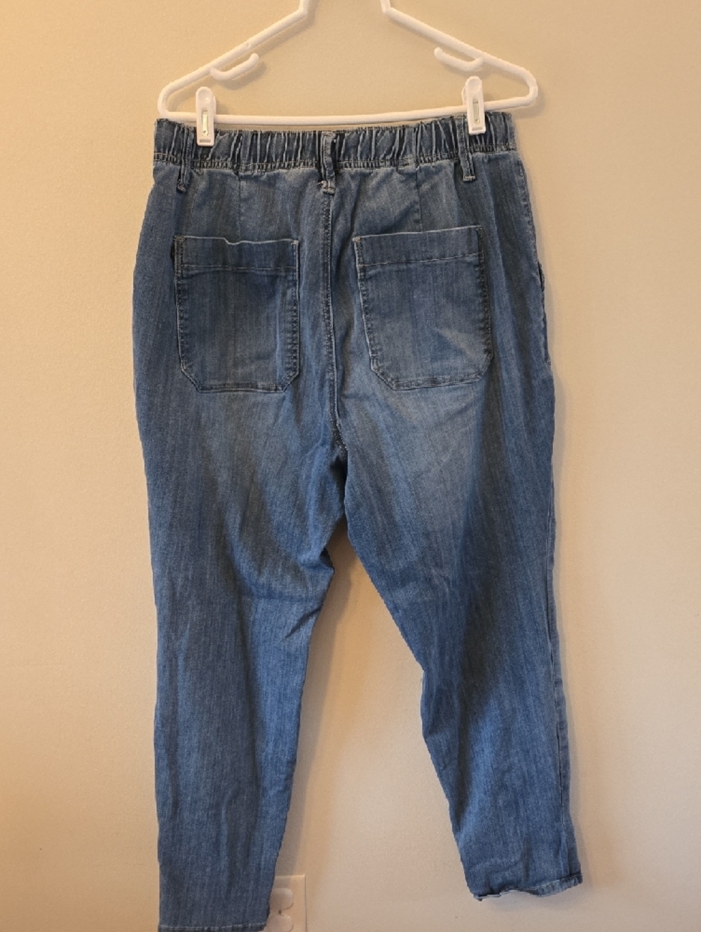 Judy Blue Denim Joggers with Drawstring - Picture 4 of 6